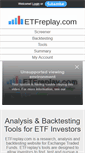 Mobile Screenshot of etfreplay.com